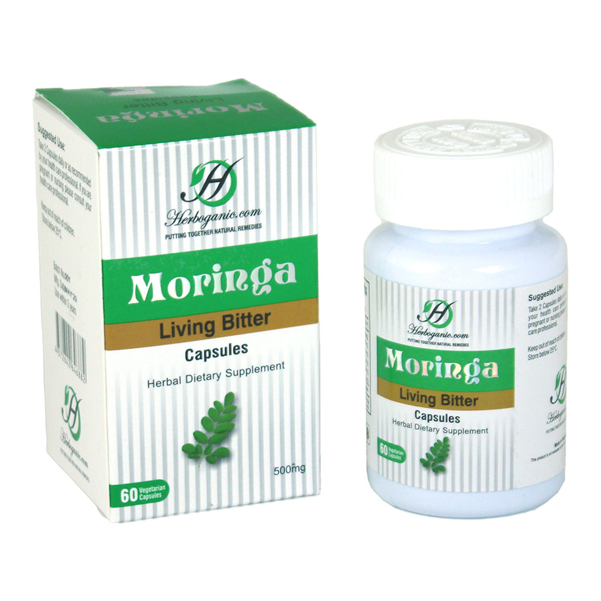 Moringa Living Bitters Capsules - 500 Mg